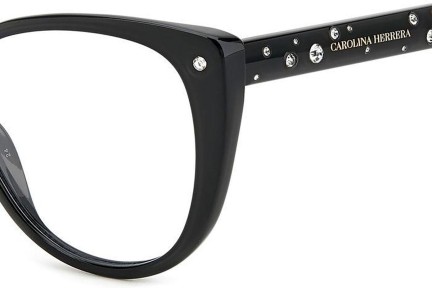 Okulary korekcyjne Carolina Herrera HER0150 807 Kocie oczy Czarne