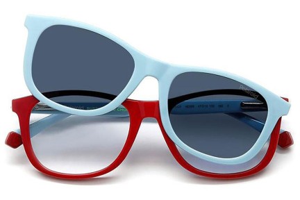 Okulary korekcyjne Polaroid Junior PLD8054/CS 4E3/C3 Polarized Prostokątne Czerwone