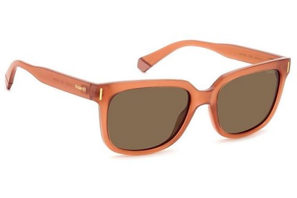 Okulary przeciwsłoneczne Polaroid PLD6191/S 733/SP Polarized Kwadratowe Brązowe