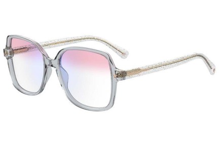 Okulary korekcyjne Chiara Ferragni CF1026/BB YB7/7M blue-light [non-prescription] Kwadratowe Szare