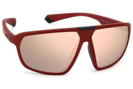Okulary przeciwsłoneczne Polaroid PLD2142/S T9H/JQ Polarized Oversize Czerwone