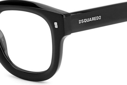 Okulary korekcyjne Dsquared2 D20091 284 Okrągłe Czarne