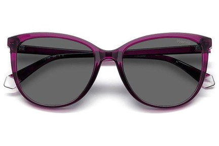 Okulary przeciwsłoneczne Polaroid PLD4138/S B3V/M9 Polarized Okrągłe Fioletowe