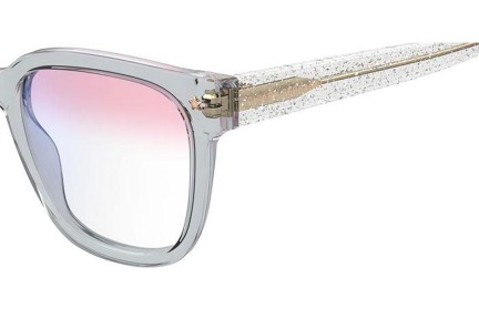 Okulary korekcyjne Chiara Ferragni CF7027/BB KB7/7M blue-light [non-prescription] Kwadratowe Szare