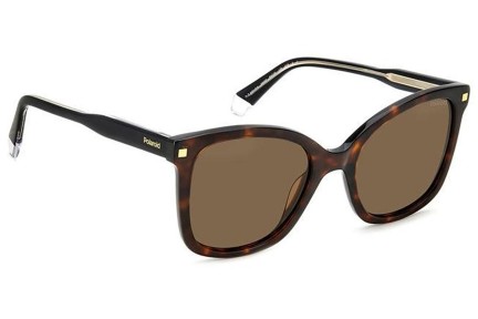 Слънчеви очила Polaroid PLD4151/S/X 086/SP Polarized Квадратни Хавана