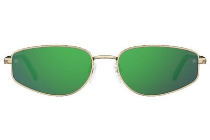 Okulary przeciwsłoneczne Chiara Ferragni CF7025/S PEF/Z9 Prostokątne Złote
