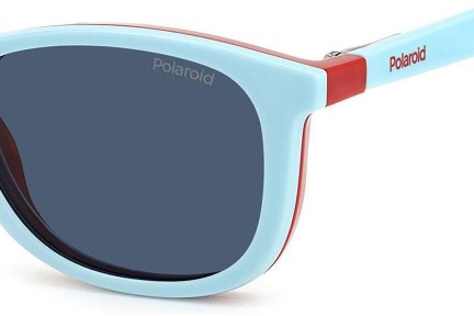 Okulary korekcyjne Polaroid Junior PLD8054/CS 4E3/C3 Polarized Prostokątne Czerwone