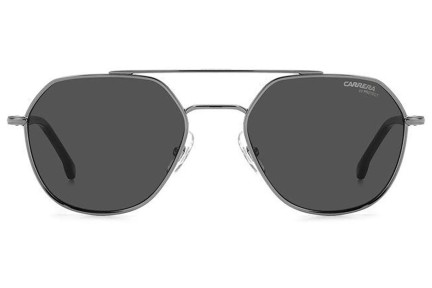 Okulary przeciwsłoneczne Carrera CARRERA303/S KJ1/IR Pilotki (Aviator) Srebrne