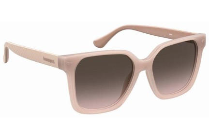 Okulary przeciwsłoneczne Havaianas IMBE FWM/HA Kwadratowe Beżowe