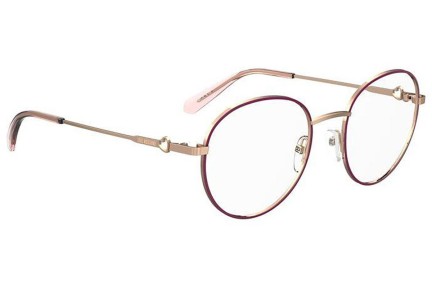 Okulary korekcyjne Love Moschino MOL613 S45 Owalne Różowe