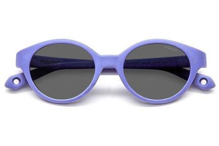 Ochelari de soare Polaroid Junior PLDK007/S MW2/M9 Polarized Ovali Violeți