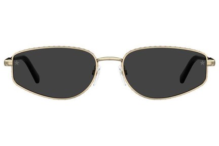 Okulary przeciwsłoneczne Chiara Ferragni CF7025/S 2F7/IR Prostokątne Złote
