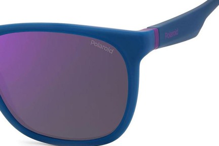 Okulary przeciwsłoneczne Polaroid PLD2140/S 802/MF Polarized Kwadratowe Niebieskie