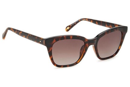 Okulary przeciwsłoneczne Fossil FOS2126/G/S 086/HA Kwadratowe Havana