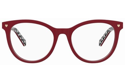 Okulary korekcyjne Love Moschino MOL592 LHF Okrągłe Czerwone