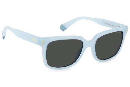 Okulary przeciwsłoneczne Polaroid PLD6191/S MVU/M9 Polarized Kwadratowe Niebieskie
