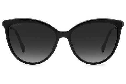 Okulary przeciwsłoneczne Jimmy Choo BELINDA/S 807/9O Kocie oczy Czarne