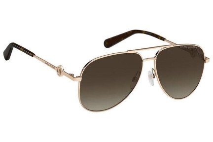Okulary przeciwsłoneczne Marc Jacobs MARC653/S 01Q/HA Pilotki (Aviator) Złote