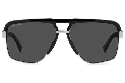 Okulary przeciwsłoneczne Dsquared2 D20084/S 284/IR Kwadratowe Czarne