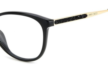 Okulary korekcyjne Jimmy Choo JC379 807 Kocie oczy Czarne