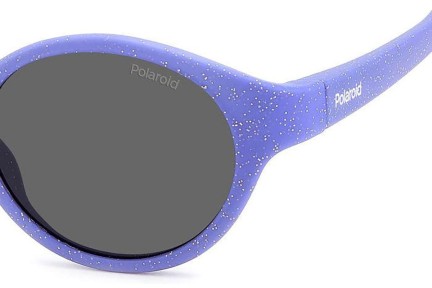 Ochelari de soare Polaroid Junior PLDK007/S MW2/M9 Polarized Ovali Violeți