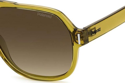 Okulary przeciwsłoneczne Polaroid PLD6193/S FMP/LA Polarized Pilotki (Aviator) Żółte