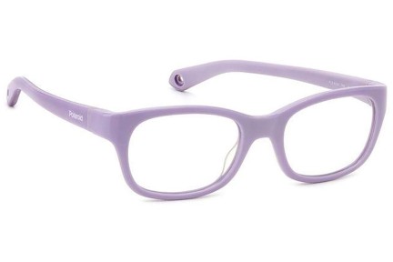 Ochelari Polaroid Junior PLDK006 789 Dreptunghiulari Violeți