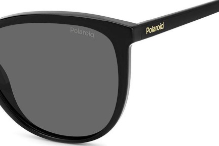 Okulary przeciwsłoneczne Polaroid PLD4138/S 807/M9 Polarized Okrągłe Czarne