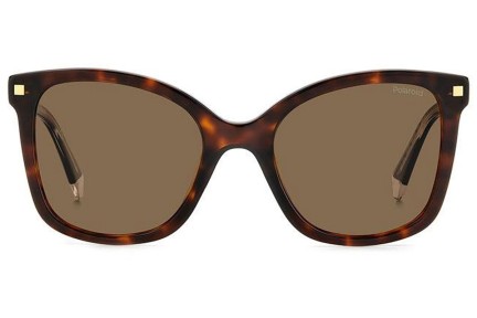 Слънчеви очила Polaroid PLD4151/S/X 086/SP Polarized Квадратни Хавана