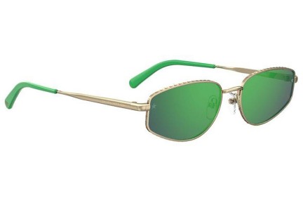 Okulary przeciwsłoneczne Chiara Ferragni CF7025/S PEF/Z9 Prostokątne Złote