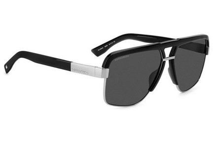 Okulary przeciwsłoneczne Dsquared2 D20084/S 284/IR Kwadratowe Czarne