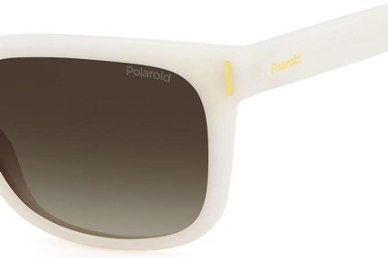 Okulary przeciwsłoneczne Polaroid PLD6191/S VK6/LA Polarized Kwadratowe Białe