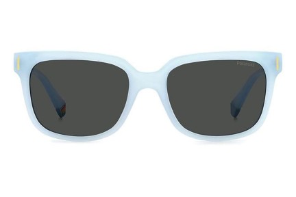 Okulary przeciwsłoneczne Polaroid PLD6191/S MVU/M9 Polarized Kwadratowe Niebieskie