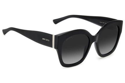 Okulary przeciwsłoneczne Jimmy Choo LEELA/S 807/9O Kwadratowe Czarne