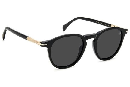 Okulary przeciwsłoneczne David Beckham DB1114/S 2M2/IR Okrągłe Czarne
