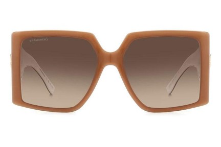 Okulary przeciwsłoneczne Dsquared2 D20096/S DLN/HA Kwadratowe Brązowe