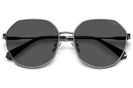 Слънчеви очила Polaroid PLD4140/G/S/X KB7/M9 Polarized Квадратни Сребърна