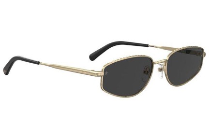 Okulary przeciwsłoneczne Chiara Ferragni CF7025/S 2F7/IR Prostokątne Złote
