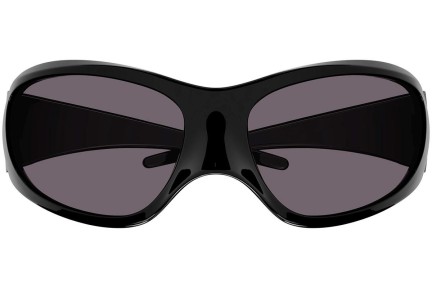 Okulary przeciwsłoneczne Balenciaga BB0252S 001 Nieregularny Czarne
