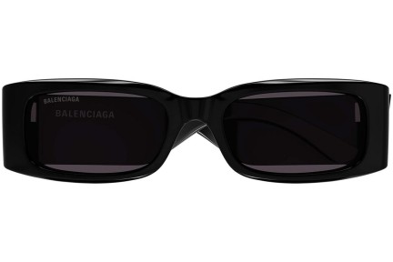 Okulary przeciwsłoneczne Balenciaga BB0260S 001 Prostokątne Czarne