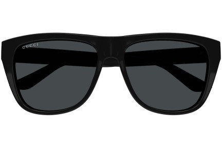 Okulary przeciwsłoneczne Gucci GG1345S 001 Kwadratowe Czarne