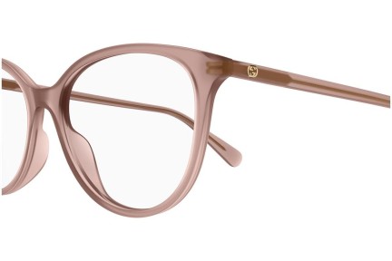 Okulary korekcyjne Gucci GG1359O 004 Okrągłe Różowe