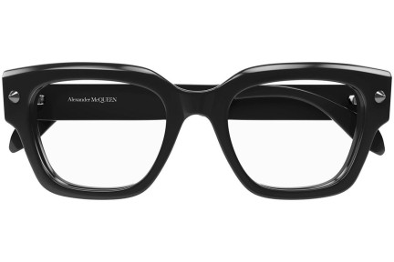 Okulary korekcyjne Alexander McQueen AM0411O 001 Kwadratowe Czarne