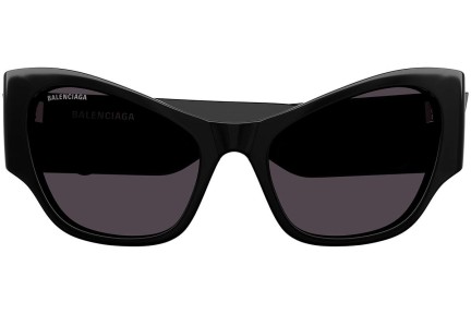 Okulary przeciwsłoneczne Balenciaga BB0259S 001 Kocie oczy Czarne