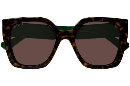 Okulary przeciwsłoneczne Gucci GG1300S 002 Kwadratowe Havana