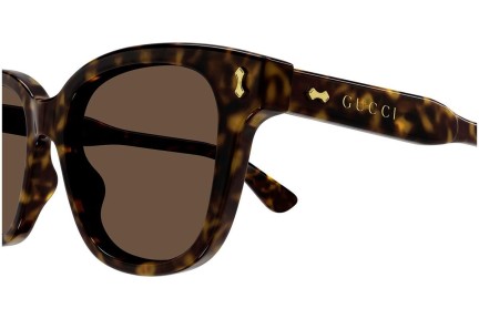 Okulary przeciwsłoneczne Gucci GG1264S 005 Okrągłe Havana
