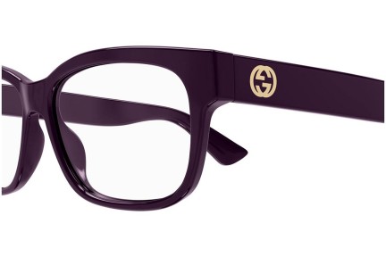 Okulary korekcyjne Gucci GG1341O 004 Prostokątne Fioletowe