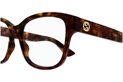 Okulary korekcyjne Gucci GG1340O 002 Kwadratowe Havana