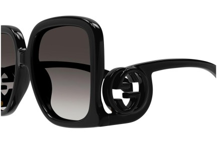 Okulary przeciwsłoneczne Gucci GG1326S 001 Kwadratowe Czarne