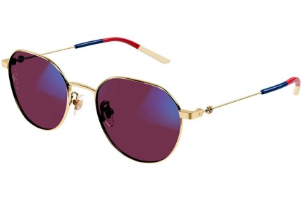 Okulary przeciwsłoneczne Gucci GG0684S 001 blue-light [non-prescription] Prostokątne Złote